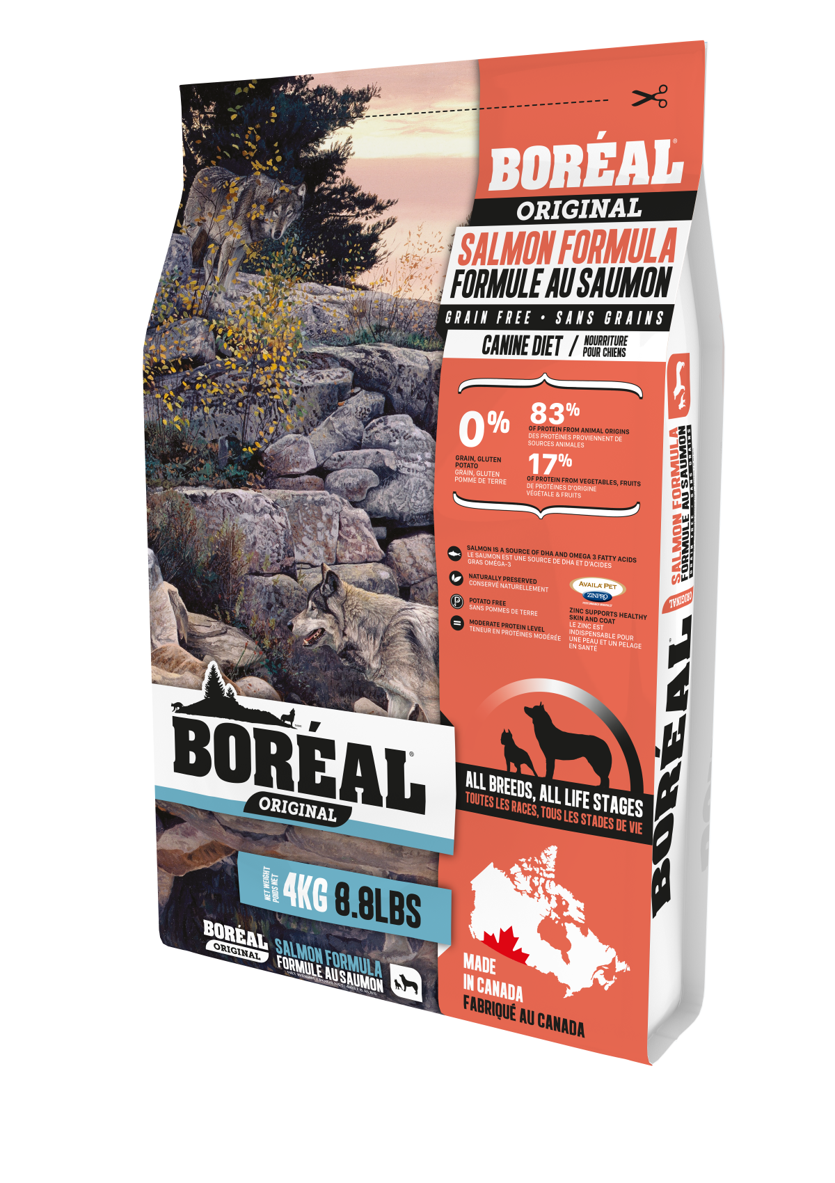 BORÉAL CHIEN ORIGINAL SAUMON
