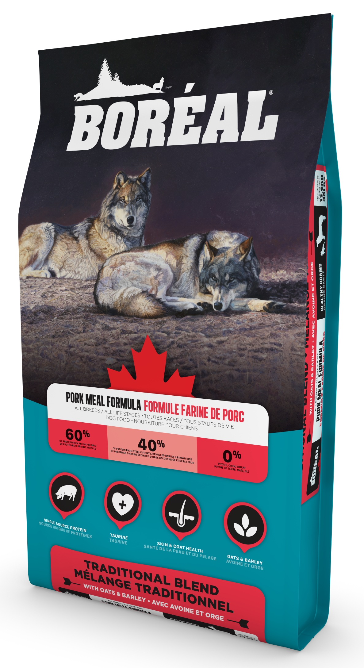 BORÉAL CHIEN MÉLANGE TRADITIONNEL PORC
