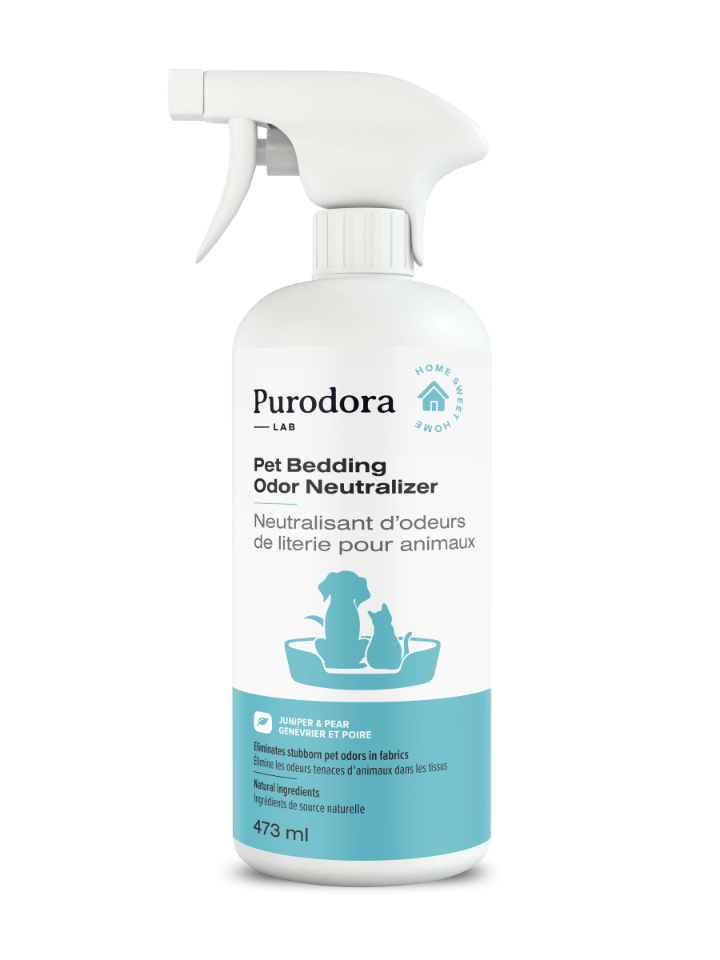 Purodora literie - Neutralisant d’odeurs de literie pour animaux