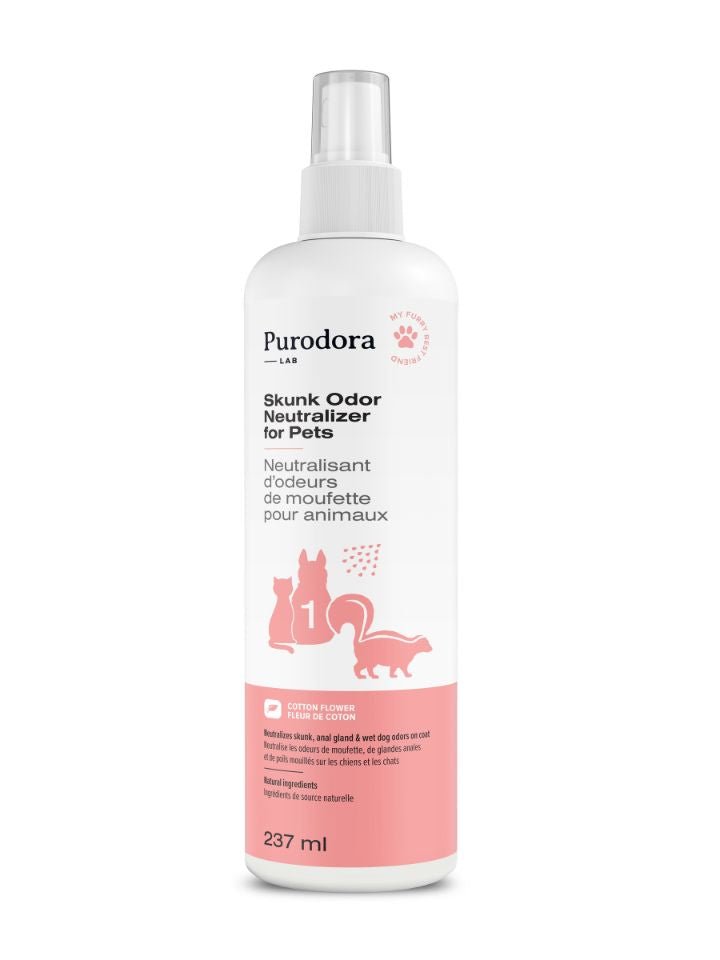Purodora Neutralisant d'odeurs de moufette pour animaux