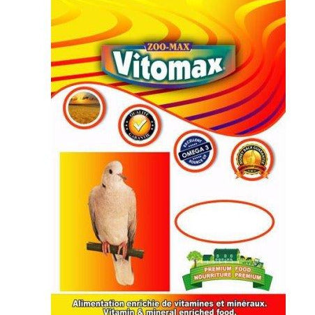 ZOOMAX VITOMAX OISEAUX COLOMBE & TOUTERELLE 2LBS
