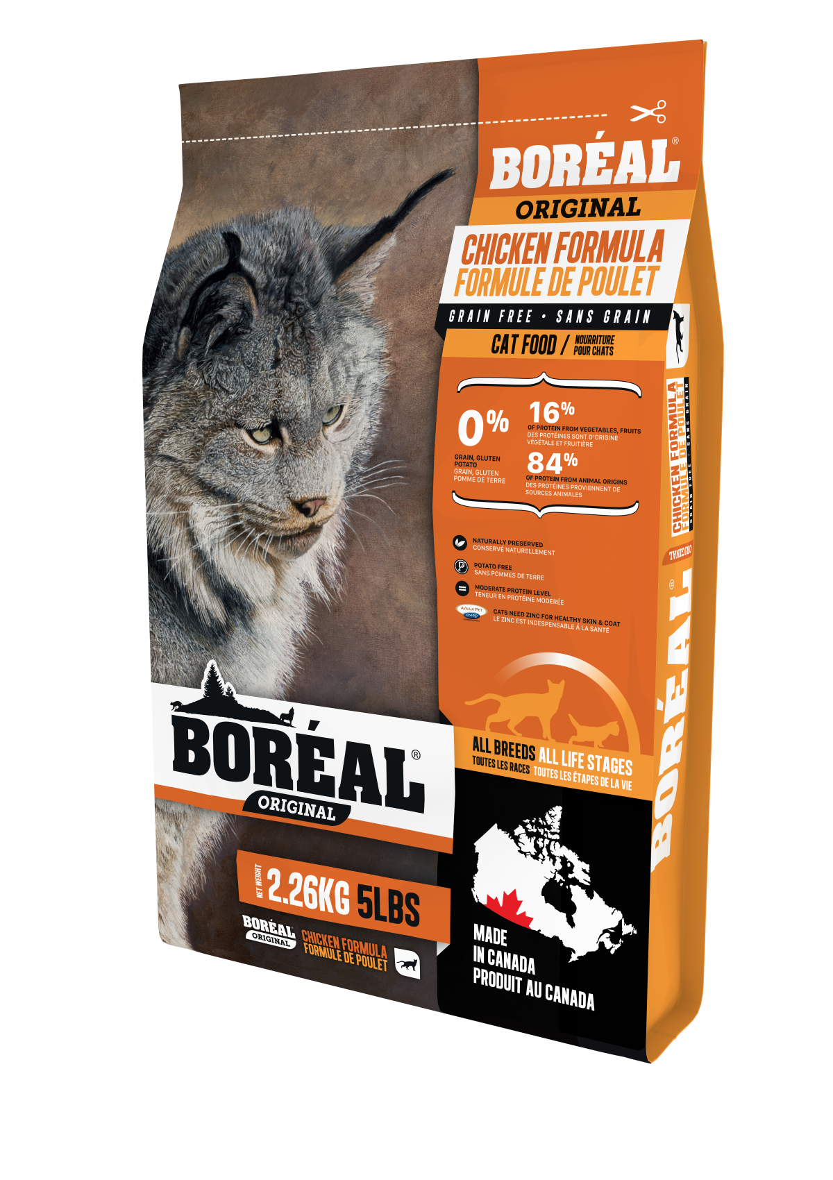 BORÉAL CHAT ORIGINAL POULET