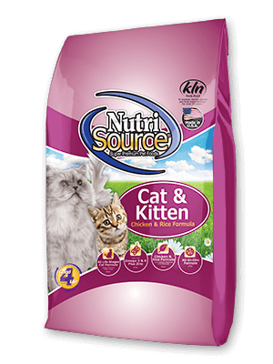 NUTRISOURCE CHAT & CHATON POULET & RIZ 6,6LBS