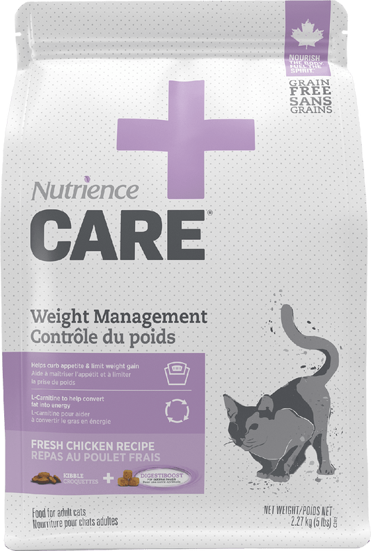 NUTRIENCE CHAT CARE CONTRÔLE DU POIDS - ADULTE - POULET