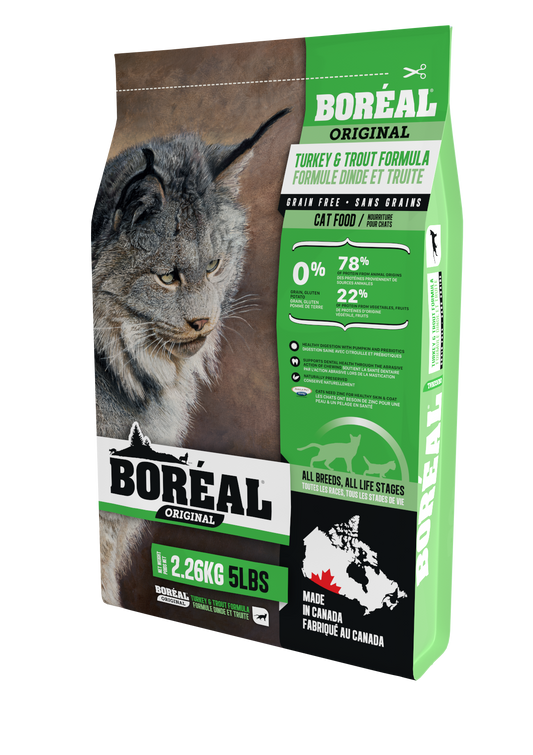 BORÉAL CHAT ORIGINAL DINDE ET TRUITE