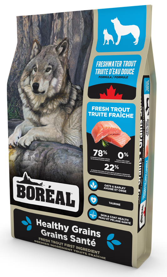 BORÉAL CHIEN GRAINS SANTÉ TRUITE D'EAU DOUCE
