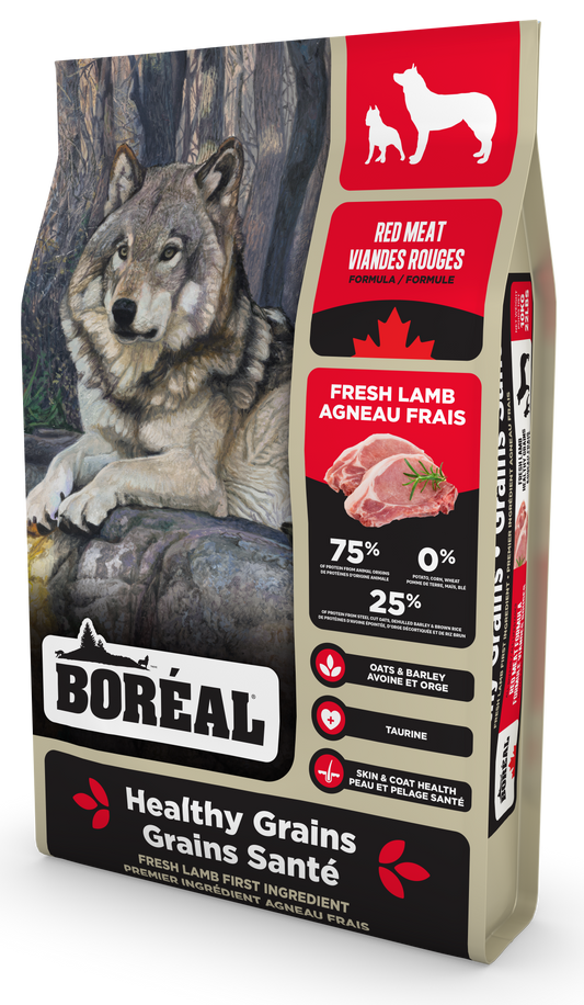BORÉAL CHIEN GRAINS SANTÉ VIANDE ROUGE