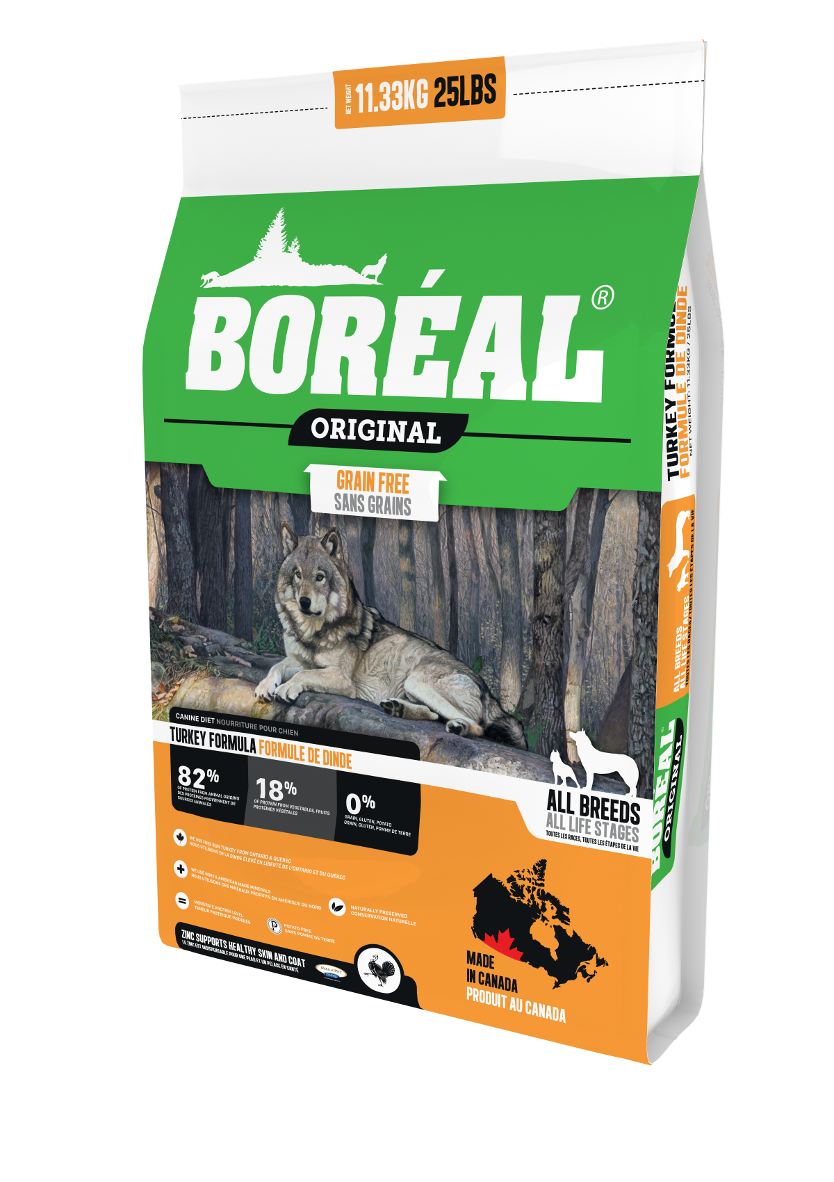 BORÉAL CHIEN ORIGINAL DINDE