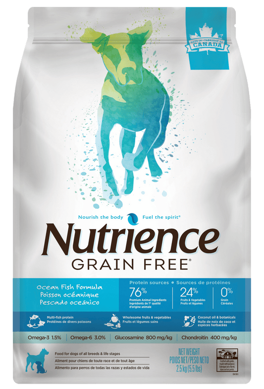 NUTRIENCE CHIEN SANS GRAINS POISSON OCÉANIQUE - TOUT ÂGE
