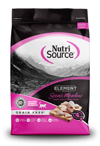 NutriSource ElementSeries chat dinde, canard, lapin "Scenic meadow"