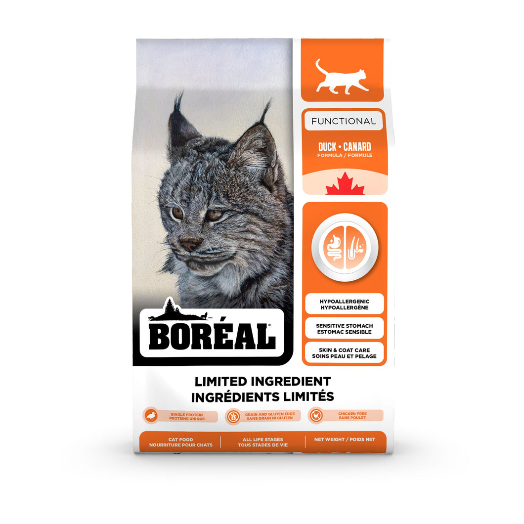 Boréal Functional, Nourriture à Ingrédients Limités Pour Chat - Canard