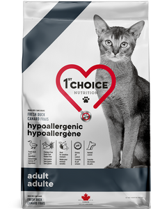 1st Choice Nourriture Pour Chat, Hypoallergène - Canard Sans Grains