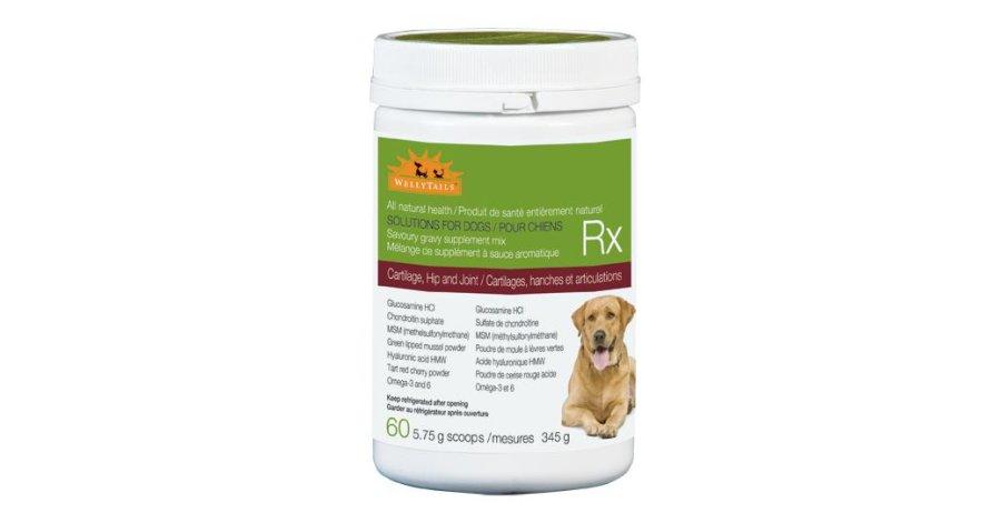 WELLY TAILS CHIEN SUPPLEMENTS CARTILAGE. HANCHES ET ARTICULATIONS 345GR