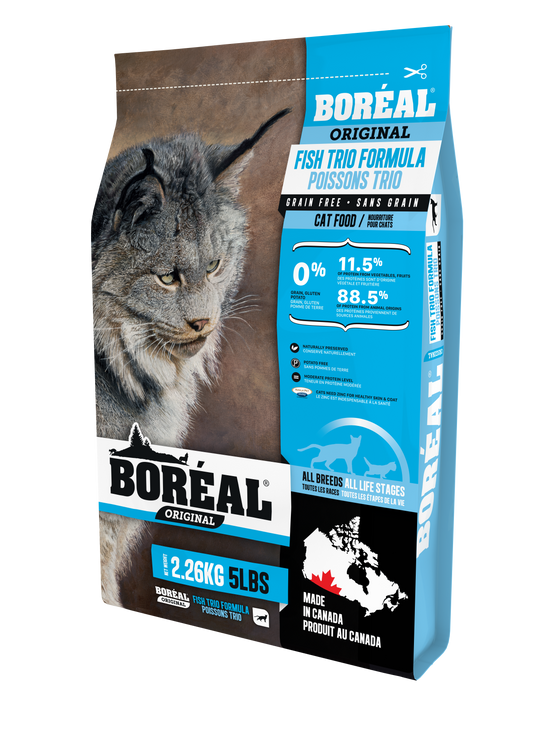 BORÉAL CHAT ORIGINAL TRIO DE POISSONS