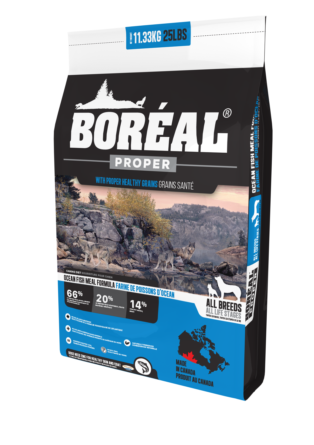 BORÉAL CHIEN PROPER POISSON MARIN
