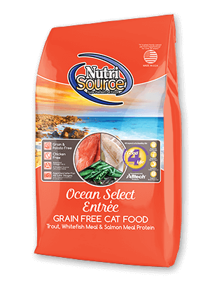 NUTRISOURCE CHAT SANS GRAINS OCEAN SELECT ENTREE 15LBS