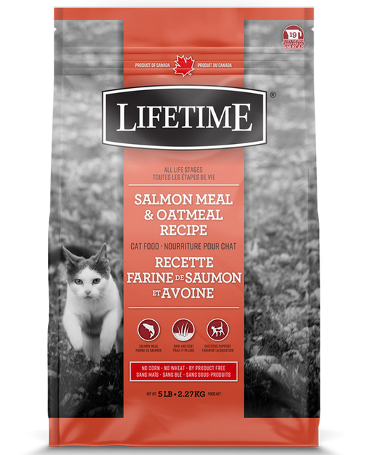TROUW NUTRITION LIFETIME CHAT SAUMON/AVOINE 6.5KG