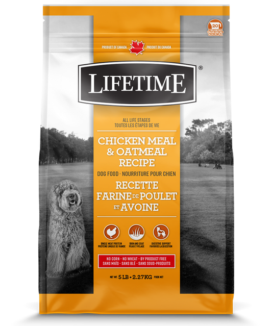 TROUW NUTRITION LIFETIME CHIEN POULET/AVOINE 11.4KG