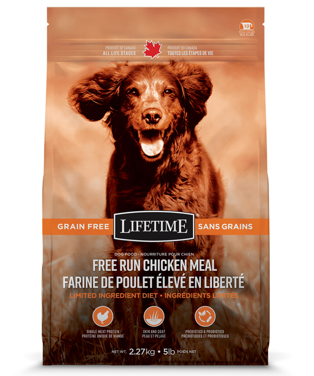 TROUW NUTRITION LIFETIME CHIEN SANS GRAINS POULET 11.36KG