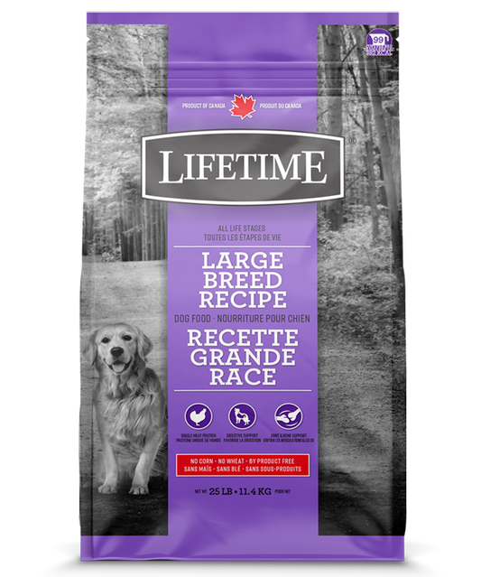 TROUW NUTRITION LIFETIME CHIEN GRANDE RACE POULET/AVOINE 11.4KG