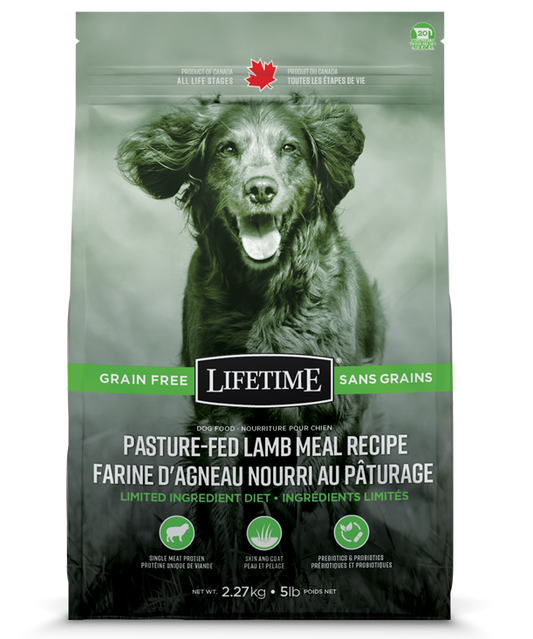 TROUW NUTRITION LIFETIME CHIEN SANS GRAINS AGNEAU 11.36KG