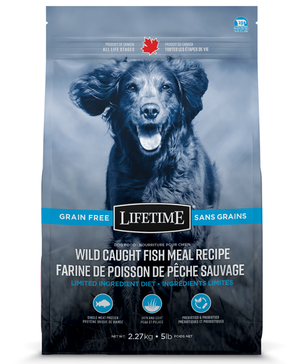 TROUW NUTRITION LIFETIME CHIEN SANS GRAINS POISSON 11.36KG