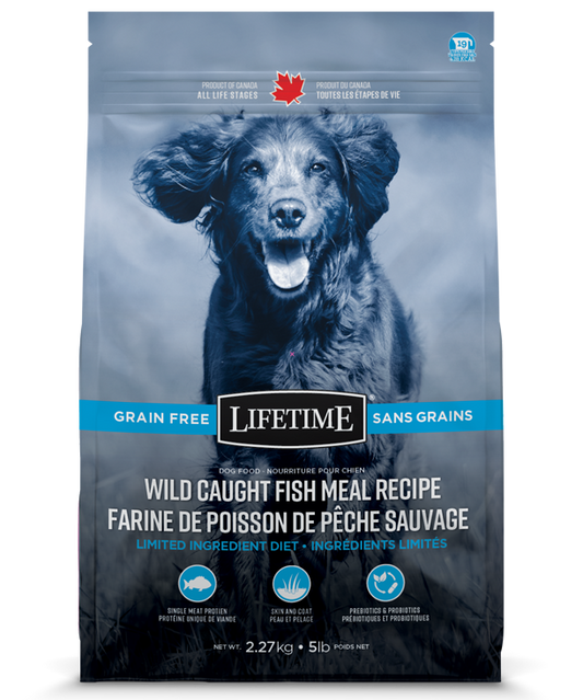 TROUW NUTRITION LIFETIME CHIEN SANS GRAINS POISSON 11.36KG